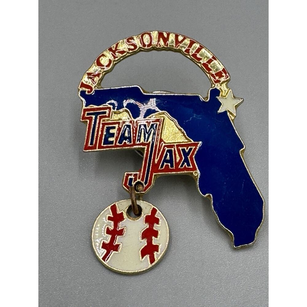 Jacksonville Team Jax Softball Baseball Lapel Pin